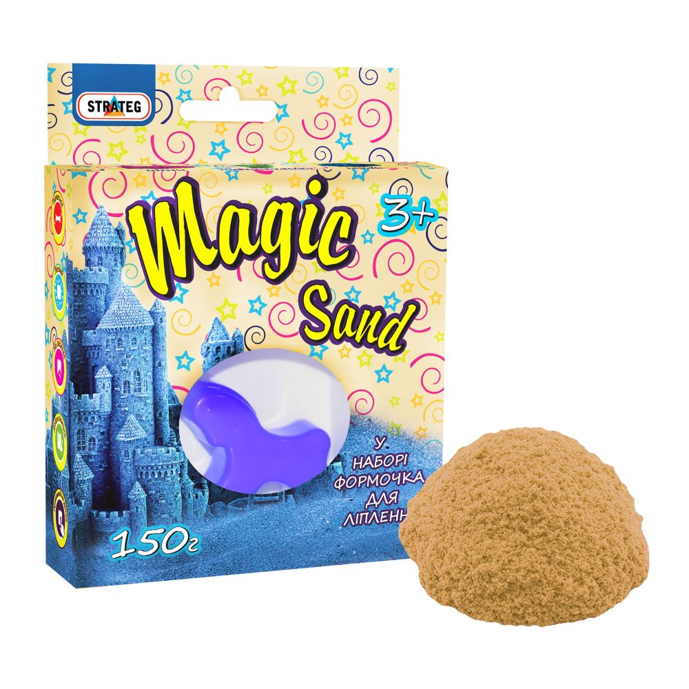 Magic sand classic, 150 gr. Mold in a set. (39301)