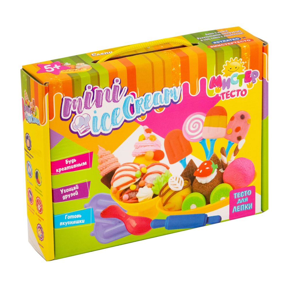 Set for creativity Mister dough - Mini Ice Cream, 21 elements. (71202)