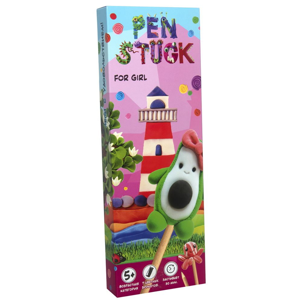 Набір для творчості Strateg Pen Stuck for girl россійскою мовою (30712)