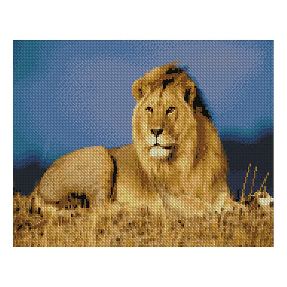 Diamond mosaic Premium Strateg "King of beasts", 40x50 cm