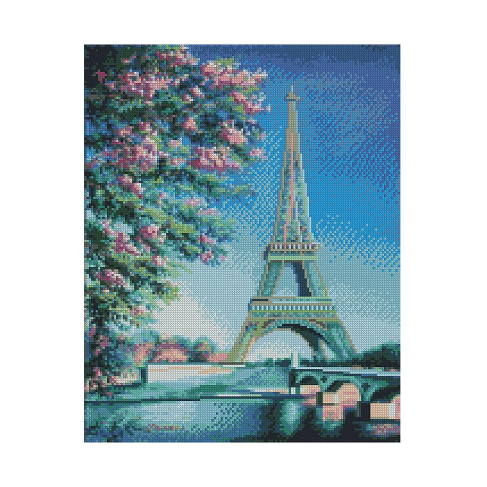 Алмазна картина FA20153 «Весна в Парижі», розміром 40х50 см