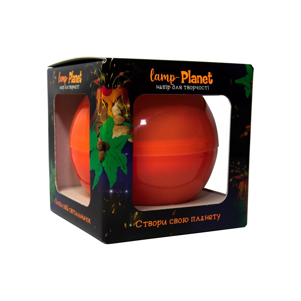 Набір для творчості 30222 "Lamp-planet помаранчевий" (укр.) ,в кор-ці 12-12-12 см
