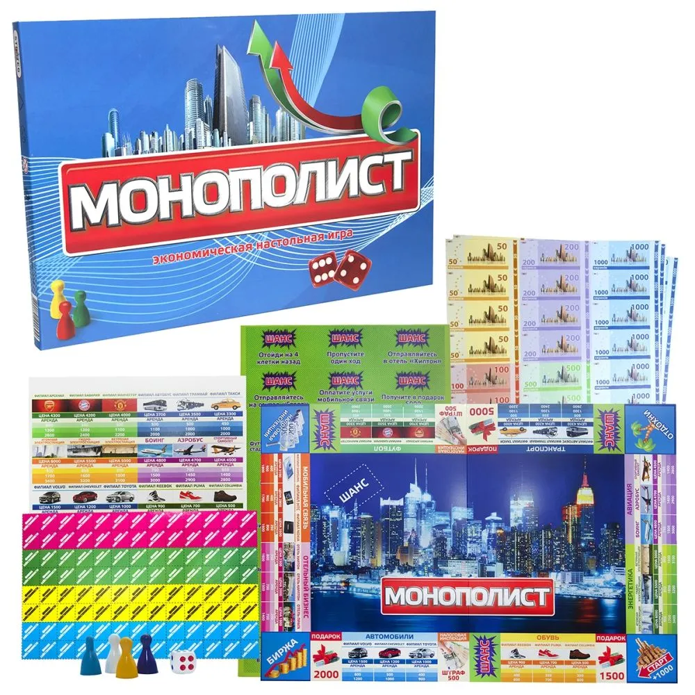 Настільна гра Монополіст російською мовою (348)