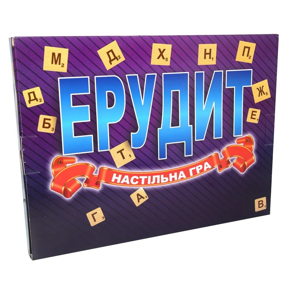 Настільна гра Strateg Ерудит українською мовою (30451)