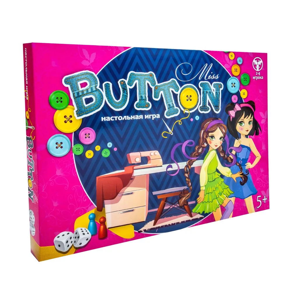 Настільна гра Strateg Miss Button маршрутна російською мовою (30355)