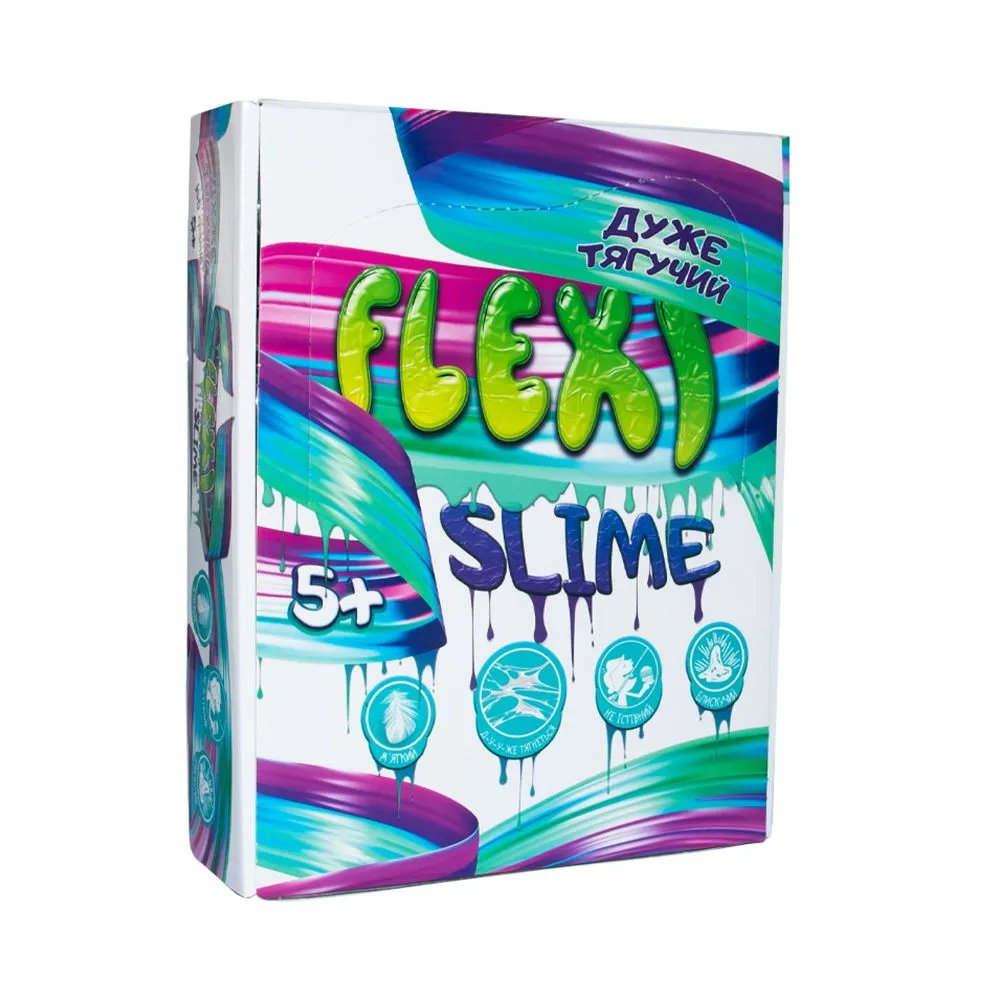 Слайм Strateg Flexi slime тягнучий українською мовою 0,125 кг (71833)