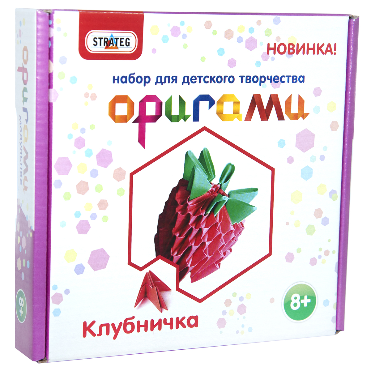 Modular origami "Strawberry" (Russian) (203-10)