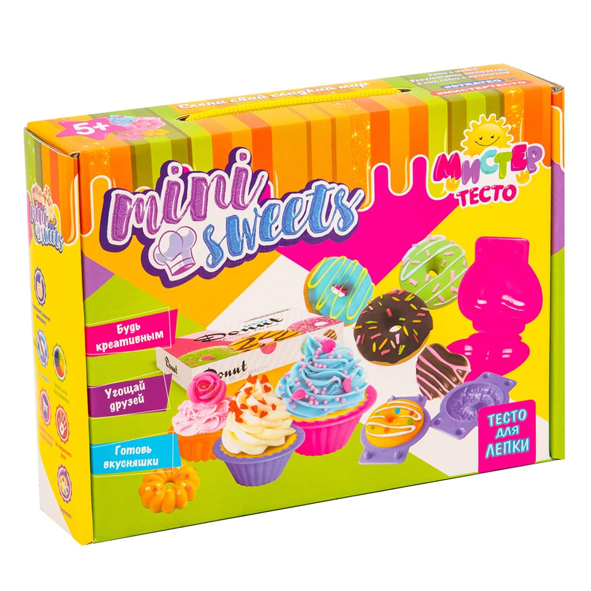 Set for creativity Mister dough - Mini Sweets, 23 elements. (71203)