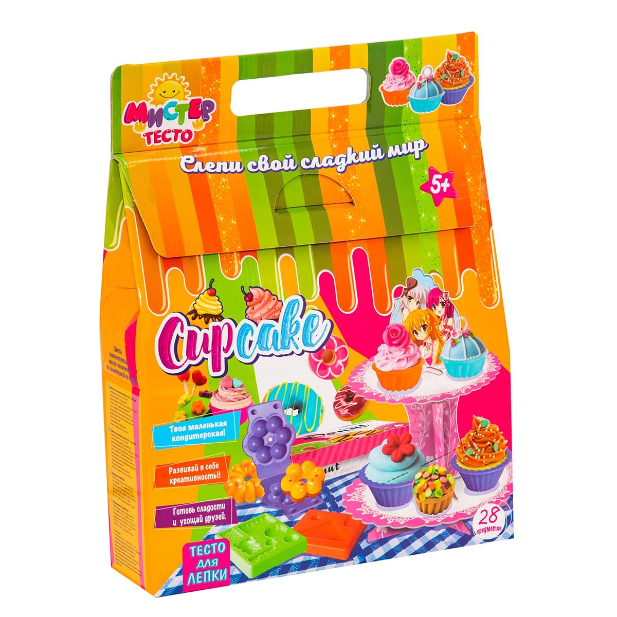 Set for creativity Mister dough - Cup Cake, 28 elements. (71302)