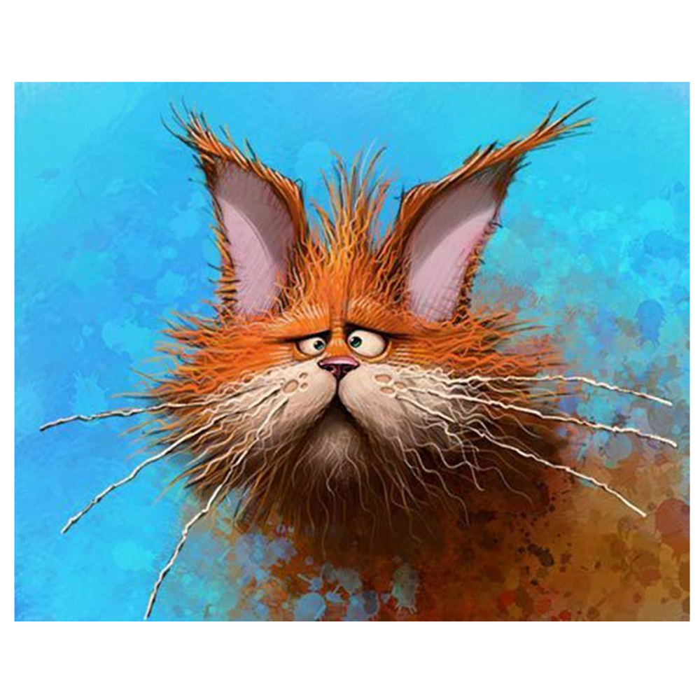 Paint by number Strateg "Funny red cat"