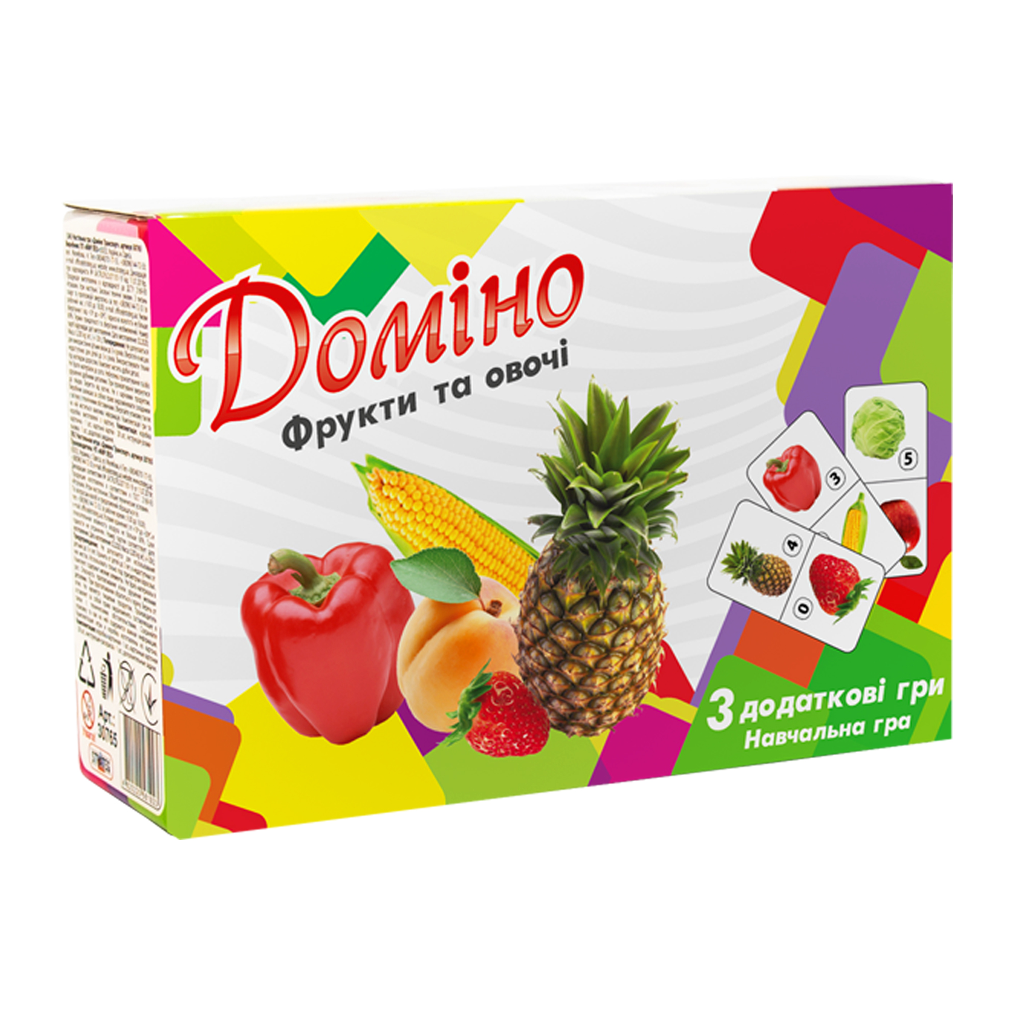 Domino "Fruits on vegetables" (ukr.) (30764)