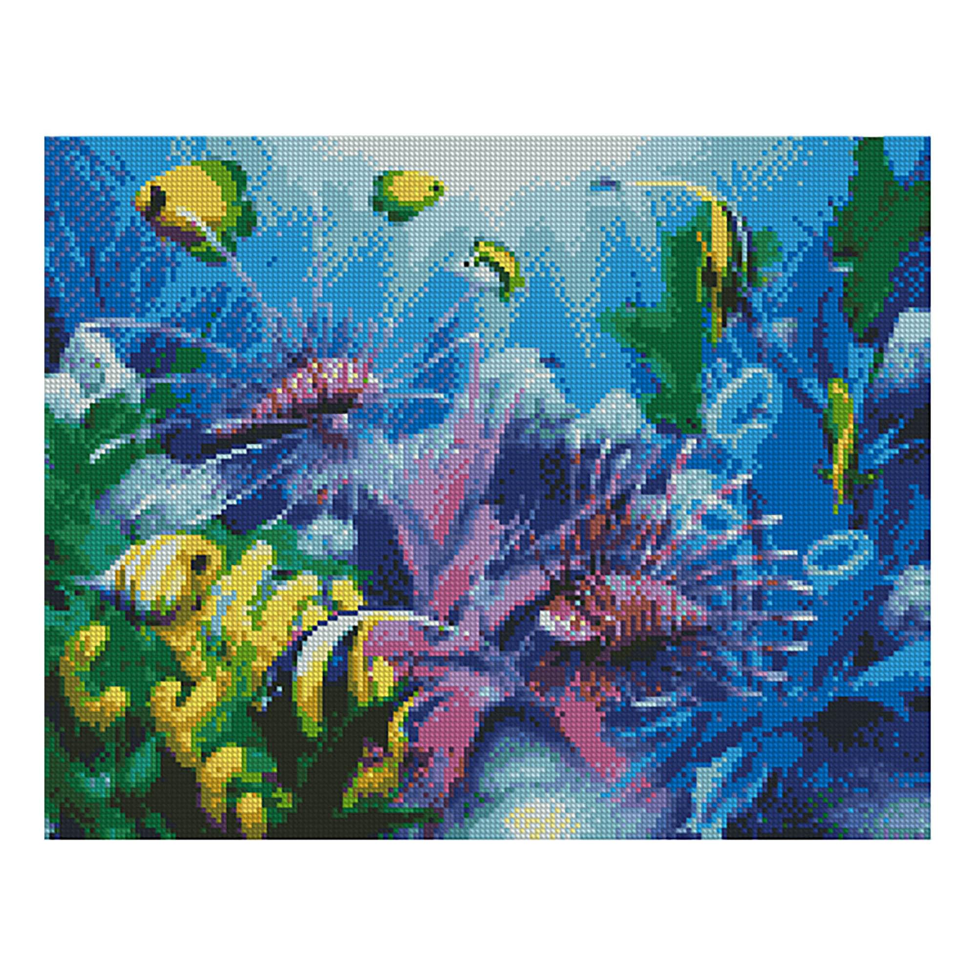 Diamond mosaic Premium Strateg "Underwater world", 40x50 cm