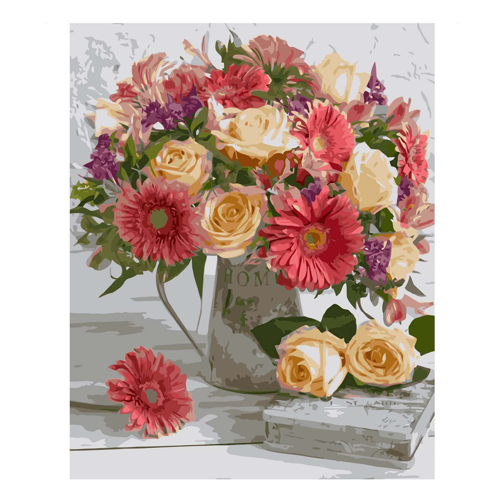 Святковий букет з лаком VA-2548