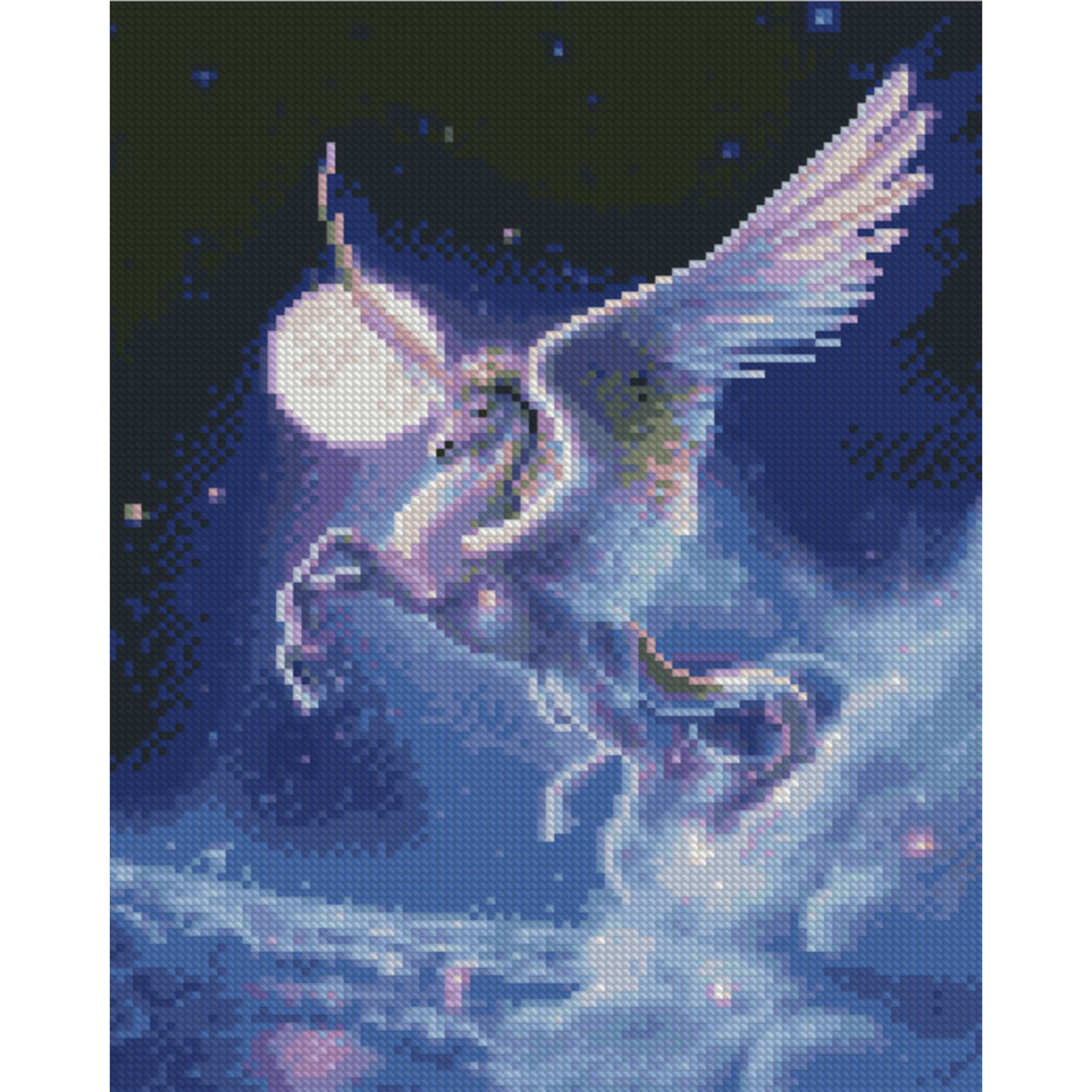 Diamond mosaic Premium "Pegasus", 30x40 cm