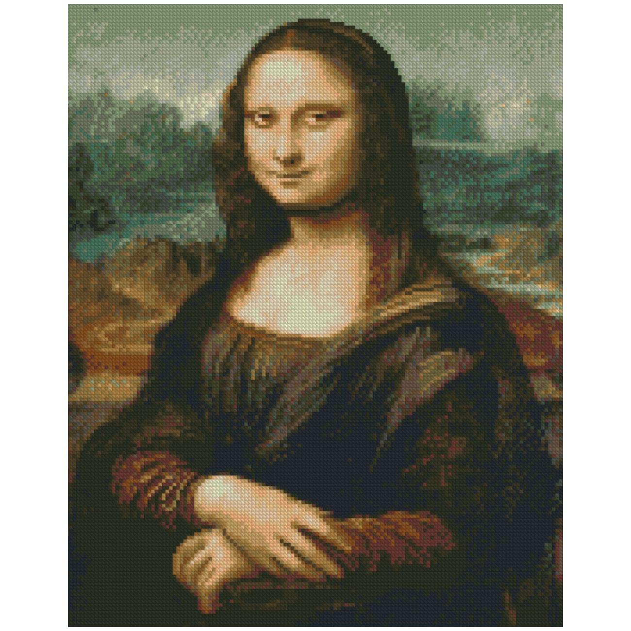 Diamantmosaik Strateg PREMIUM Mona Lisa 40x50 cm FA0018