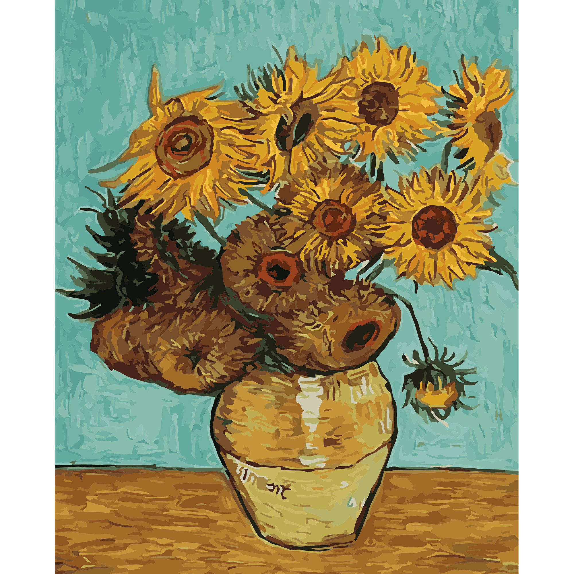 Paint by number Sunflowers, 40x50 cm