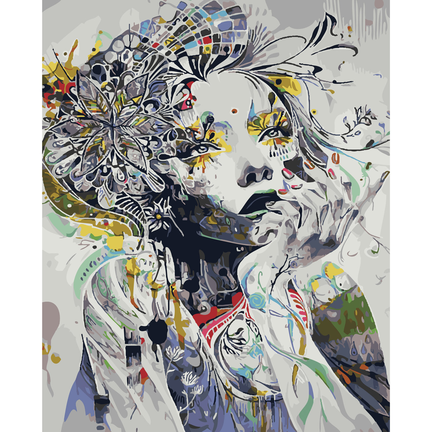 Поп-арт думки з лаком SY6254