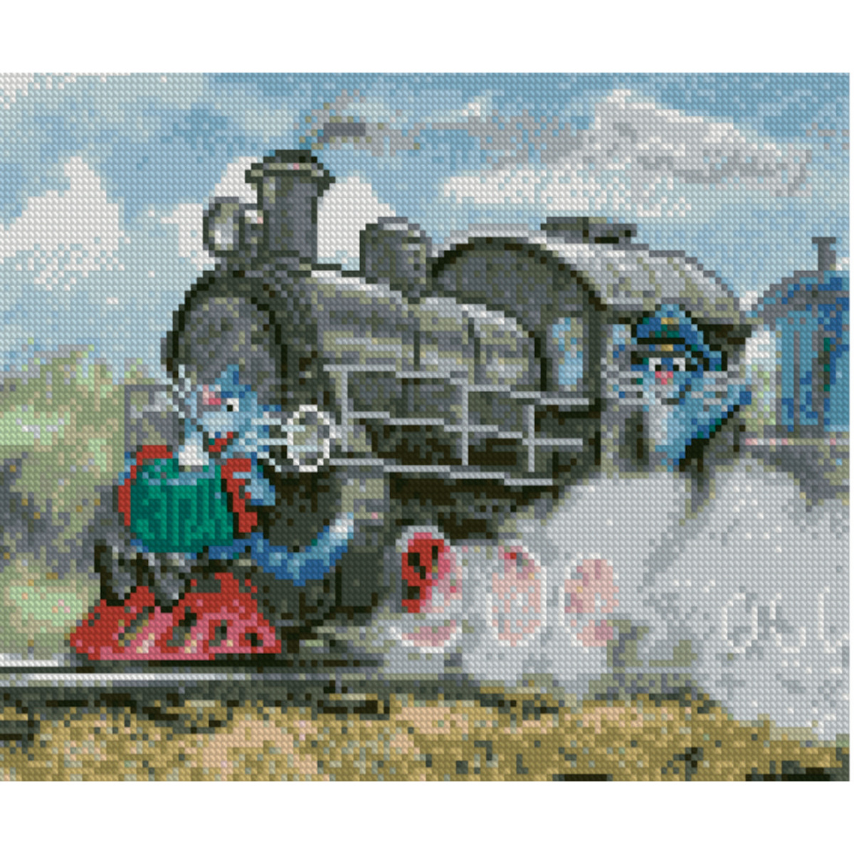 Diamond mosaic Premium HX081 "Towards adventure", size 30x40 cm