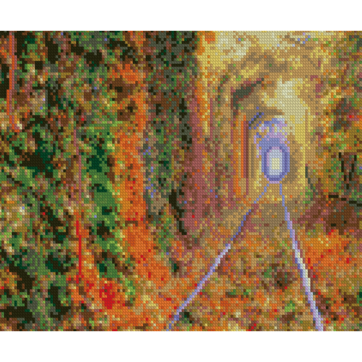Diamond mosaic Premium HX145 "Autumn tunnel", size 30x40 cm