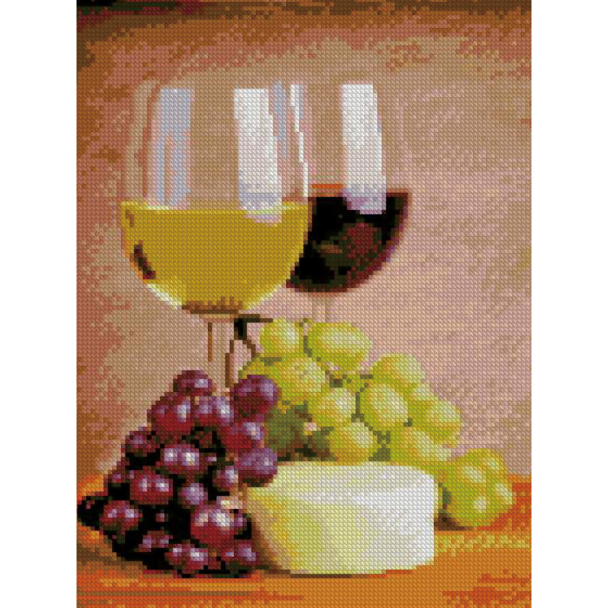 Алмазная мозаика Strateg ПРЕМИУМ Вкус винограда 30х40 см HX228