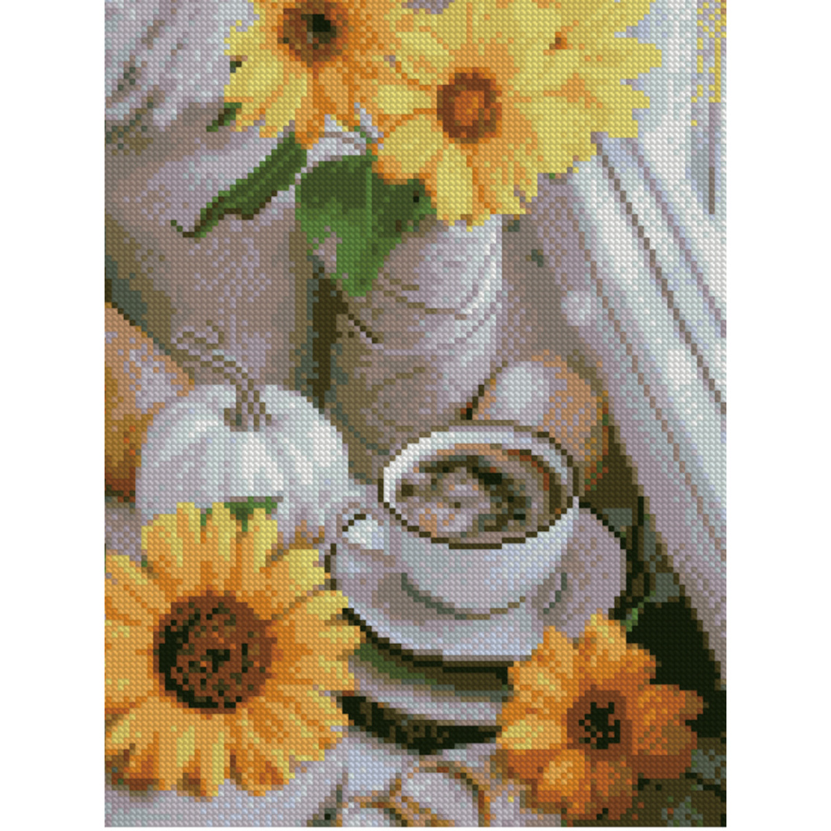 Diamond mosaic Premium HX286 "Coffee still life", size 30x40 cm