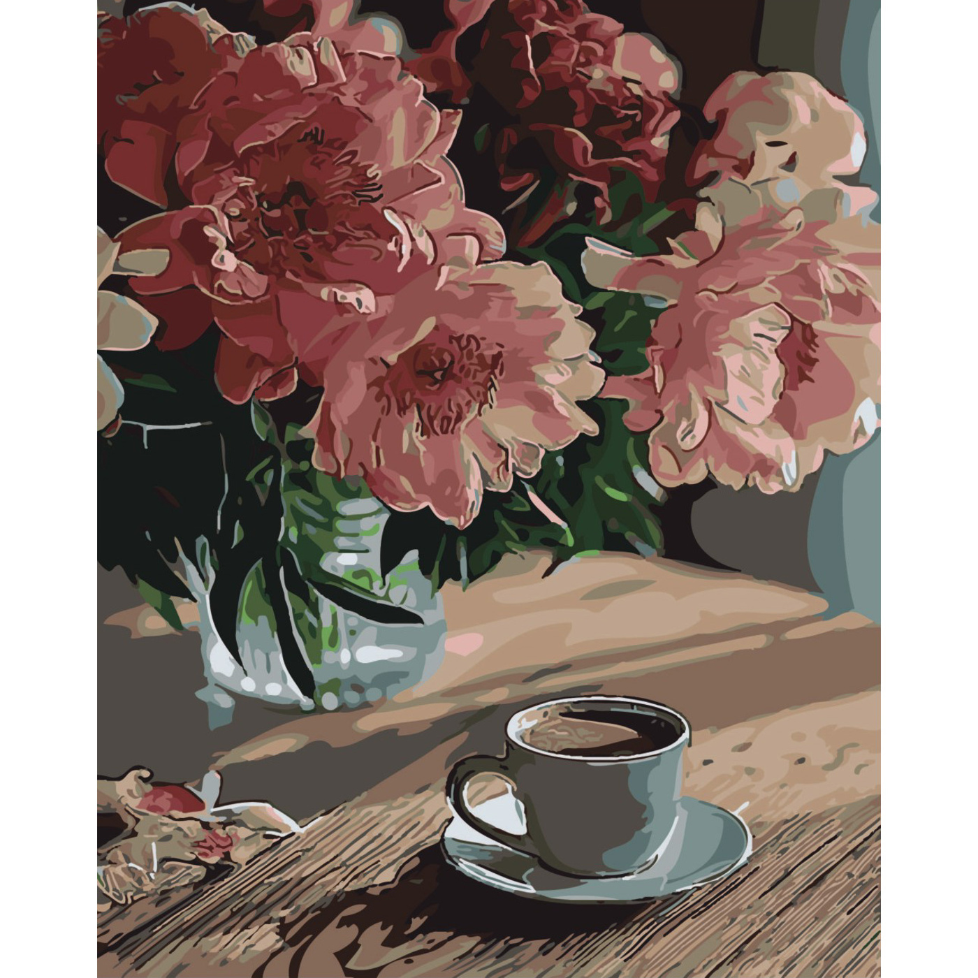 Квіти в промінні з лаком см SY6437