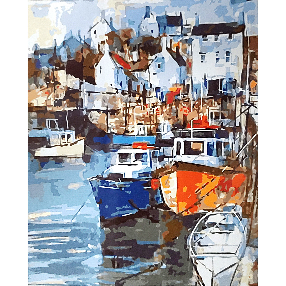 Painting by numbers VA-0994 "Harbor", size 40x50 cm