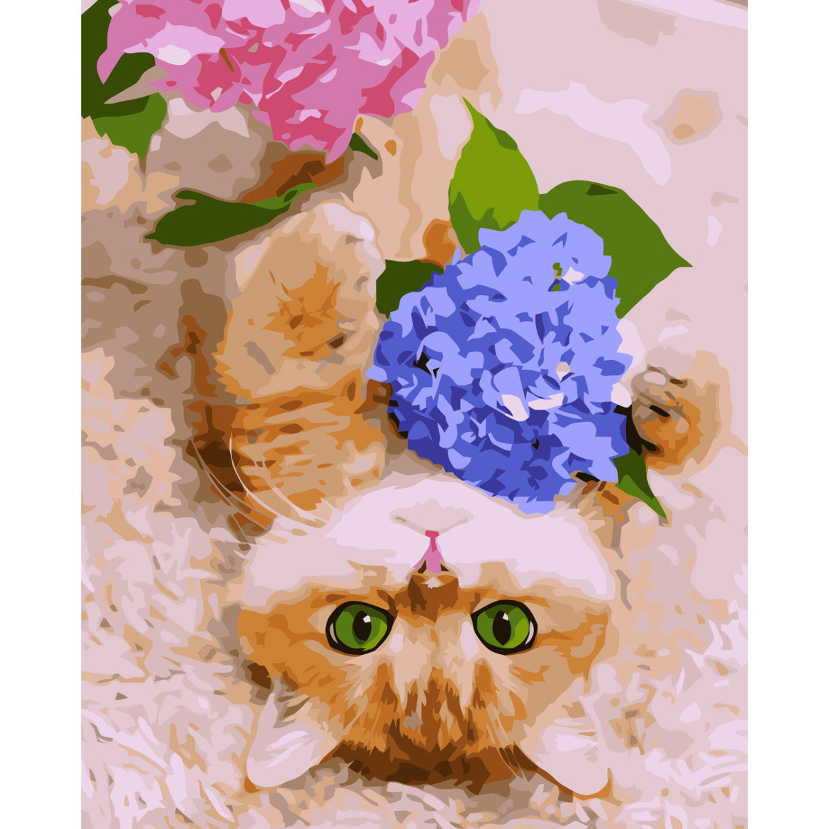 Муркотун з квітами з лаком 