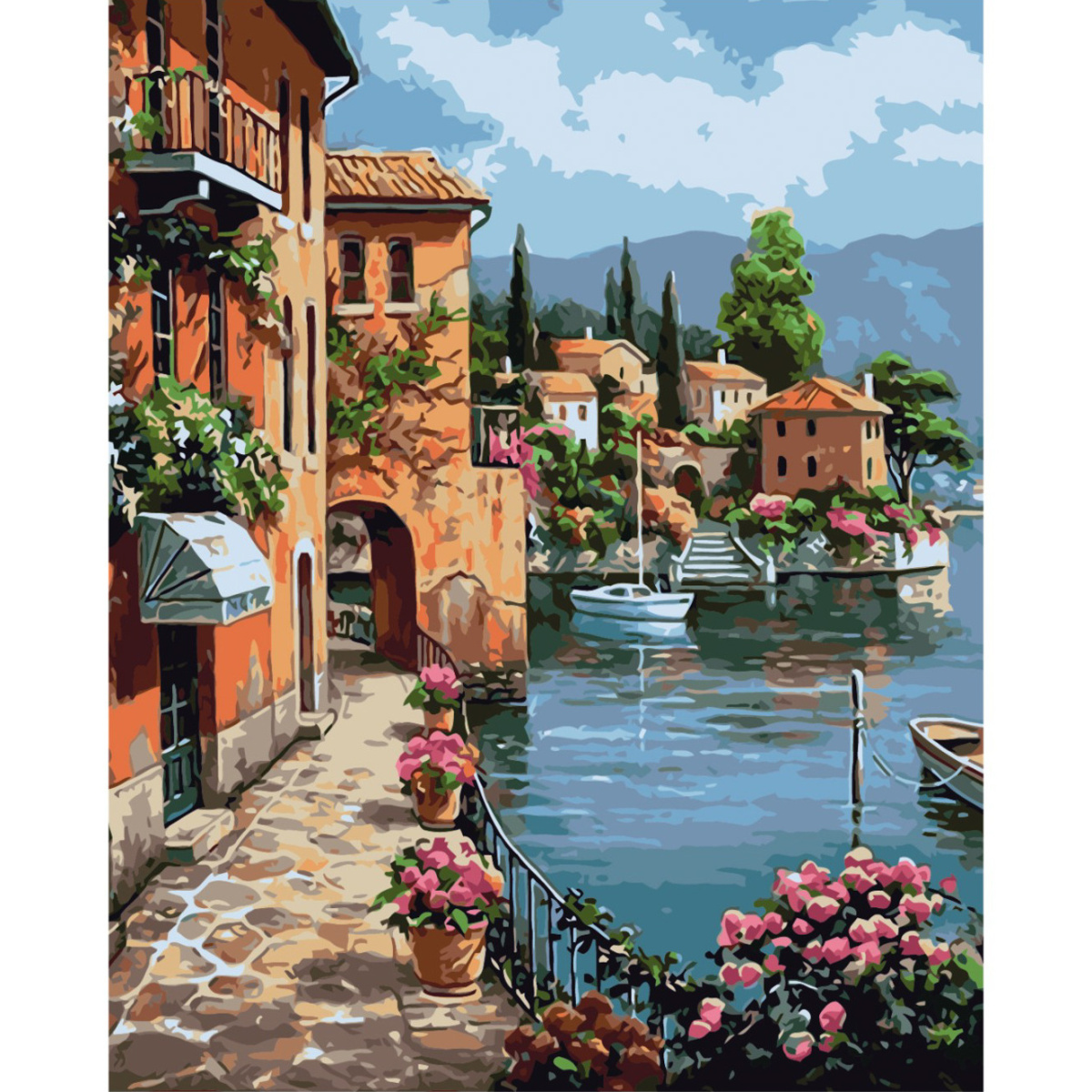 Літня набережна з лаком 