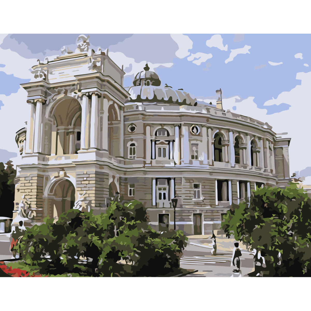 Перлина Одеси з лаком 