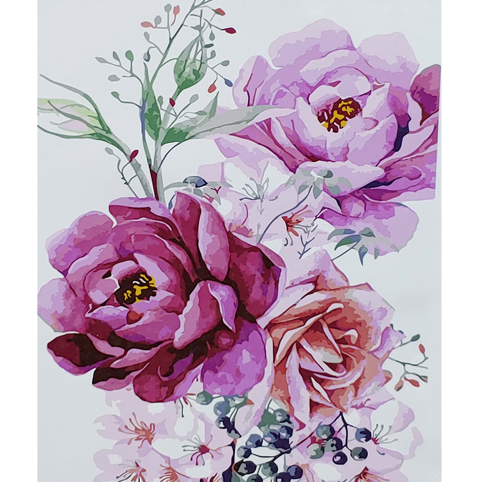 Рожеві півонії з лаком 