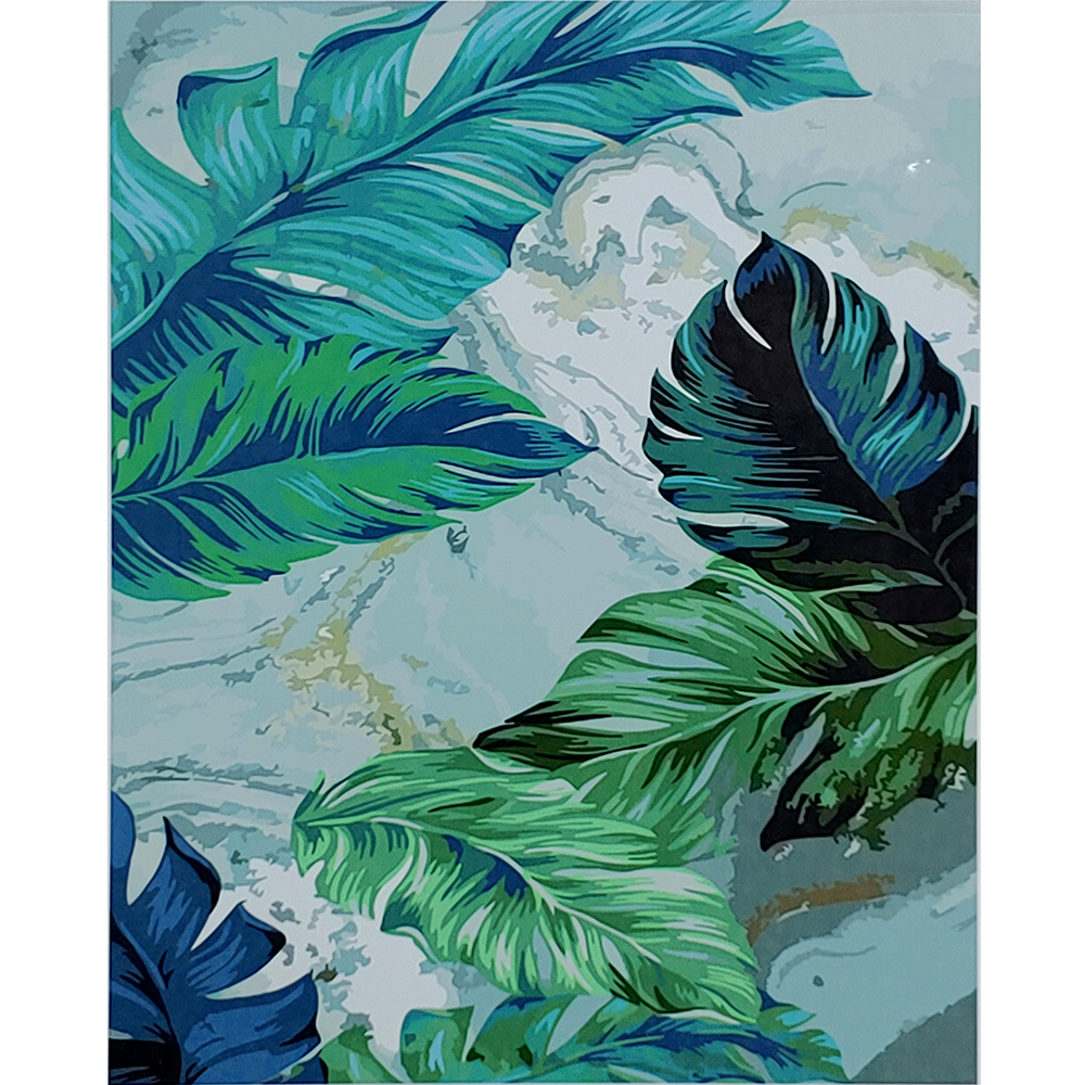 Paint by number Strateg PREMIUM Feathers with lacquer and level size 40x50 cm (SY6908)