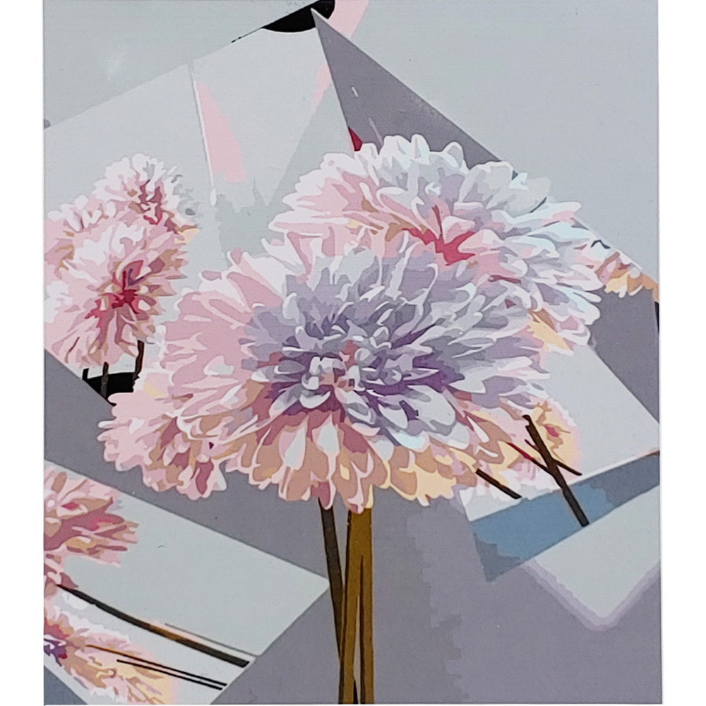 Картина по номерам Цветы в зеркалах размером 30х40 см (SS-6514)