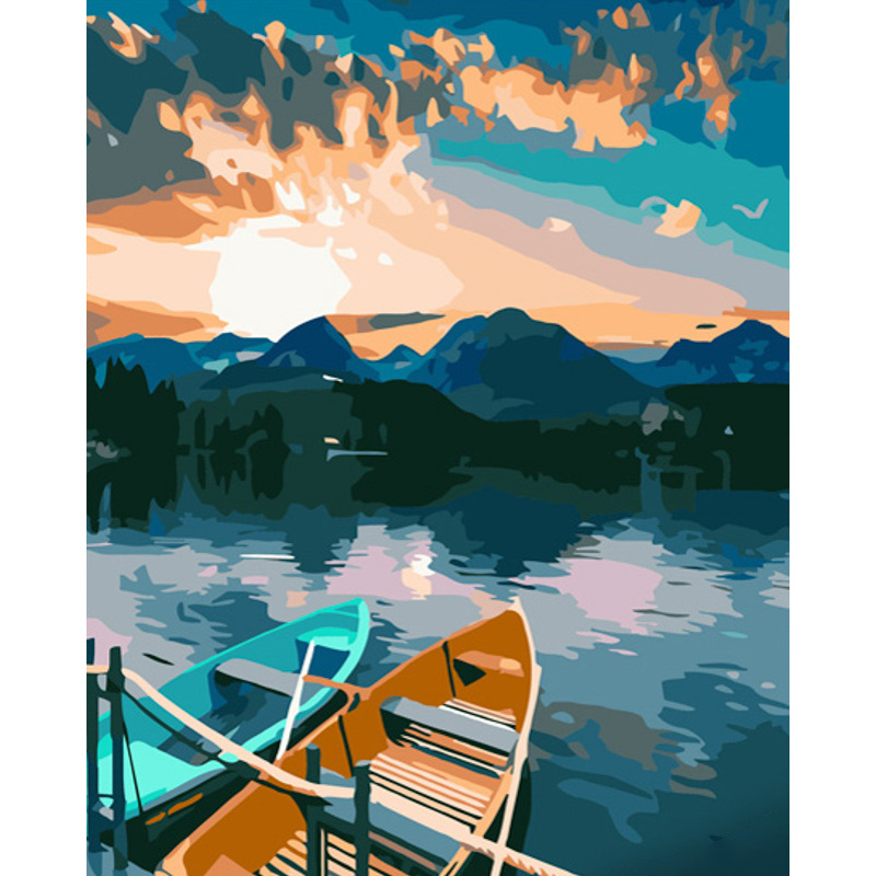 Гавань з човнами 