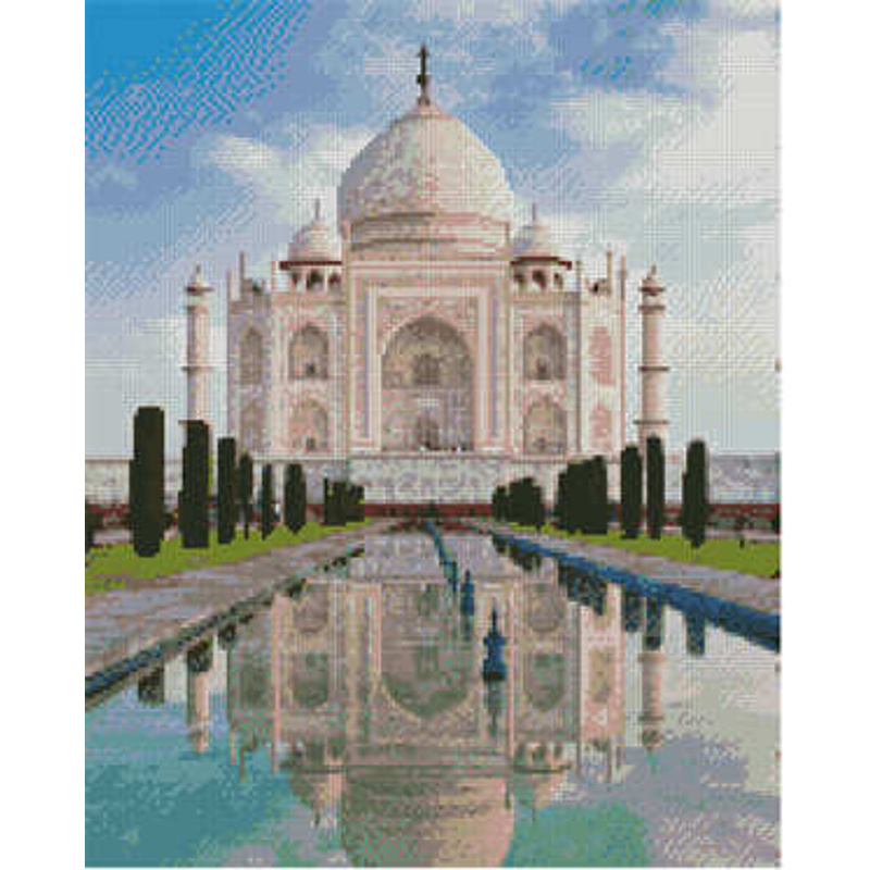 Алмазна картина Strateg ПРЕМІУМ Тадж-Махал 