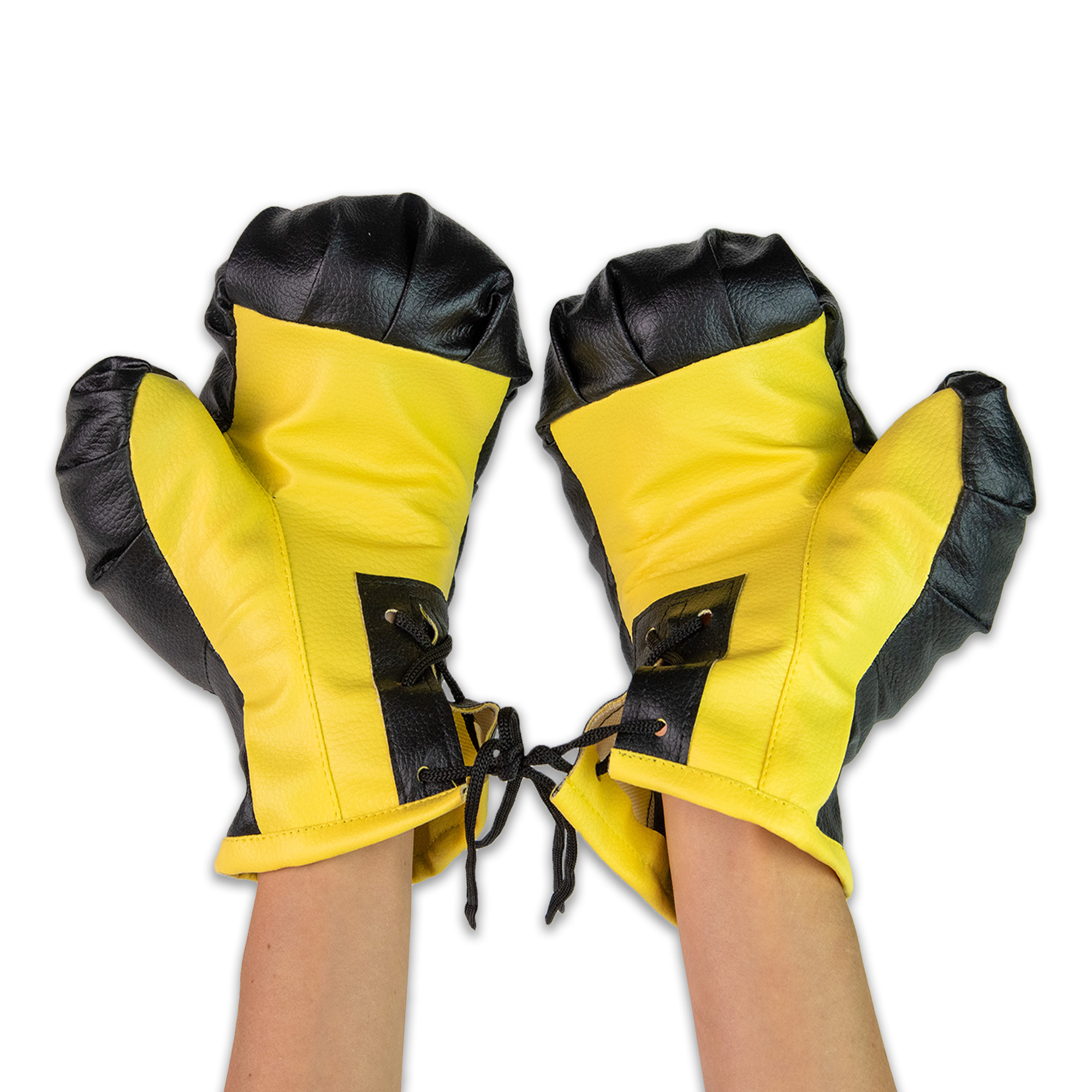 Боксерські рукавички NEW Strateg жовто-чорні (2079)