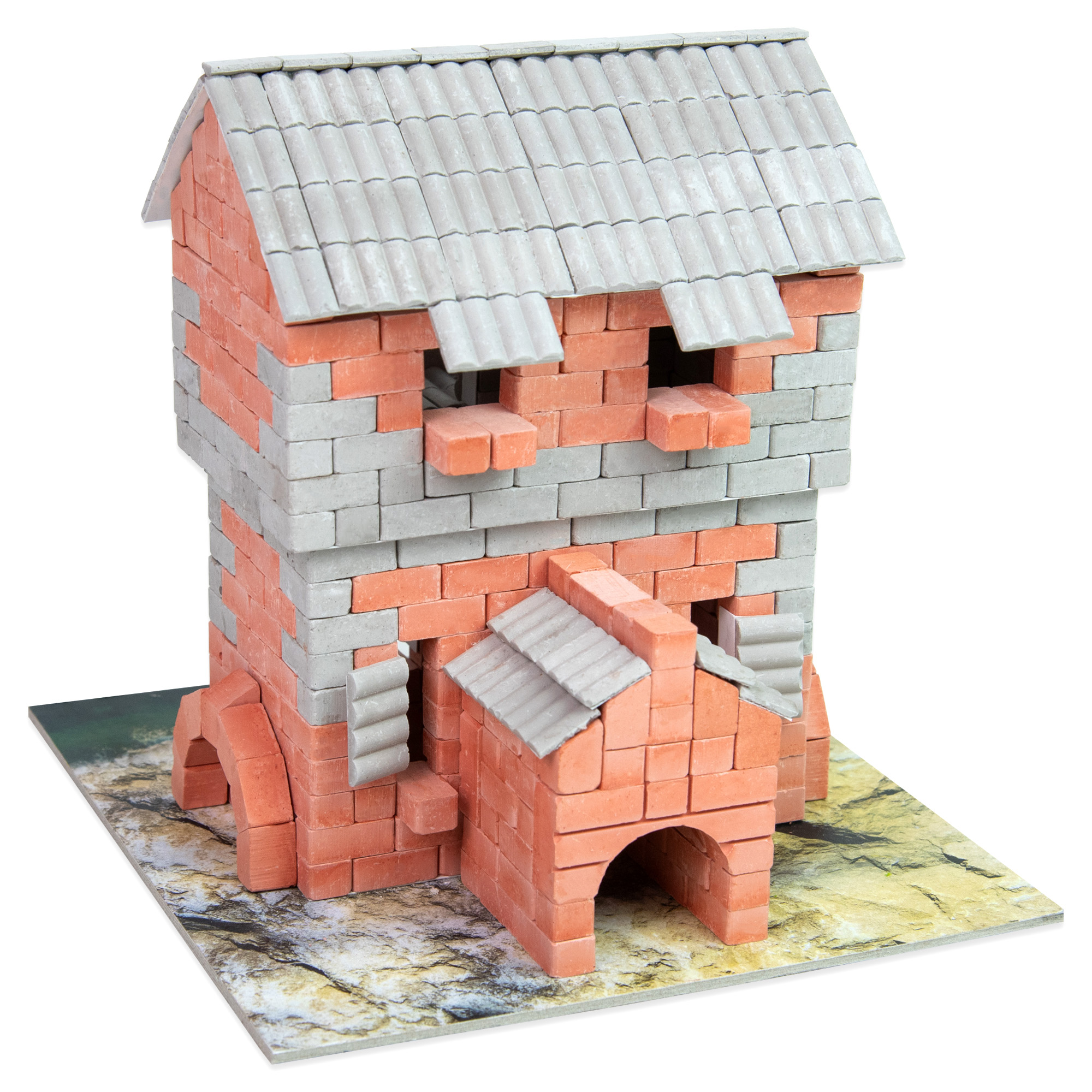 Building set for creativity with mini-bricks BLOCKY House on the Rock Strateg (31017)