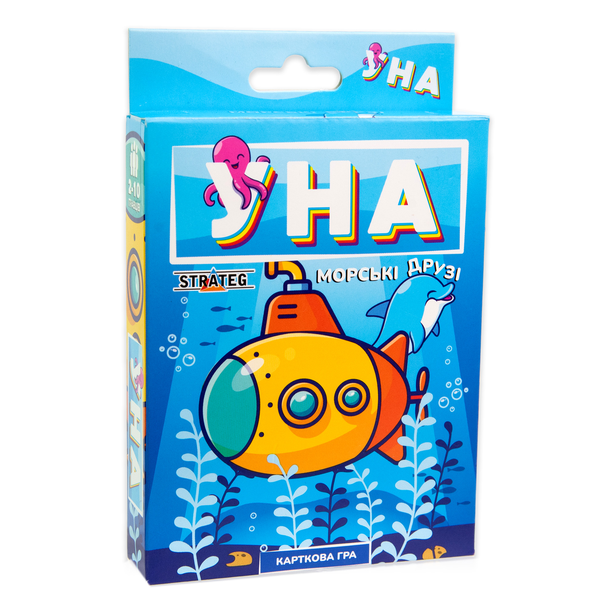 Board game Strateg UNA sea friends card game in Ukrainian (30449)