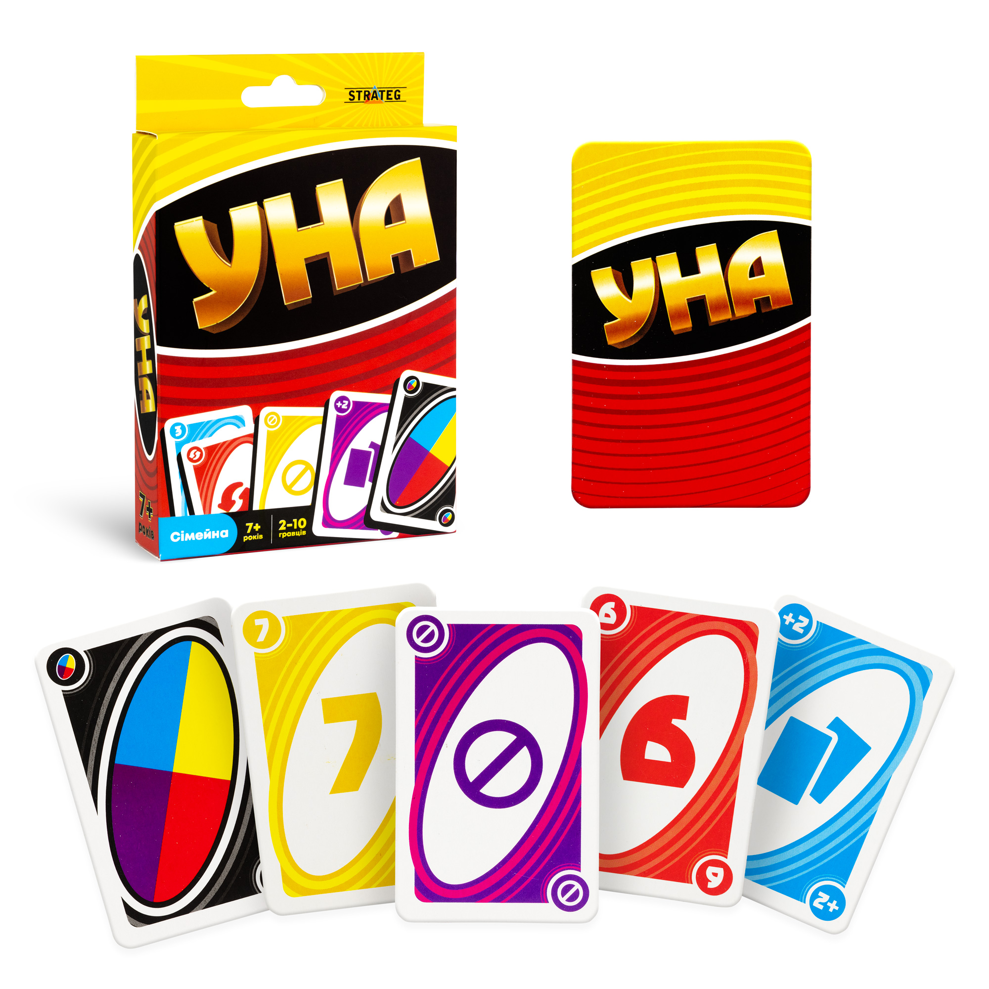Настільна гра Strateg УНА classic карткова українською мовою (30447)