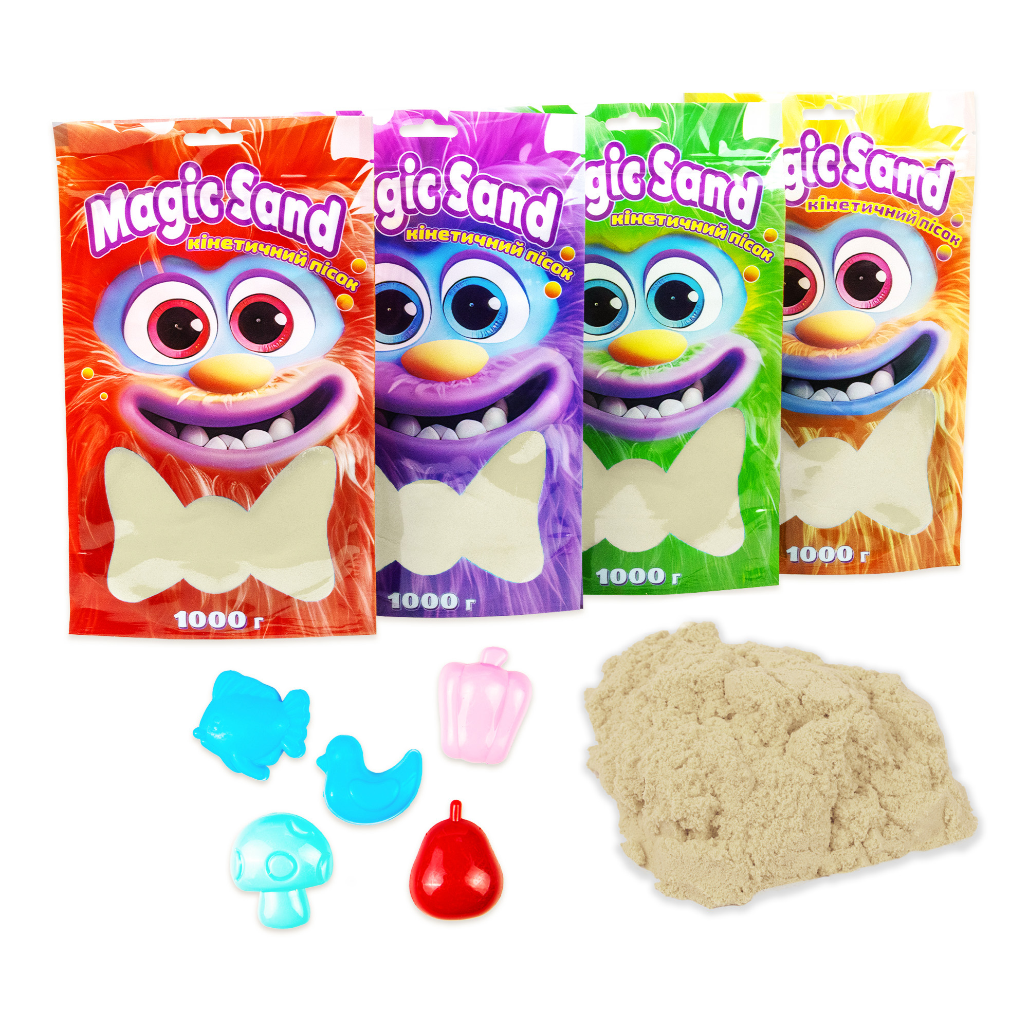 Kinetic sand Strateg Magic sand in a package 39404-1 classic, 1 kg