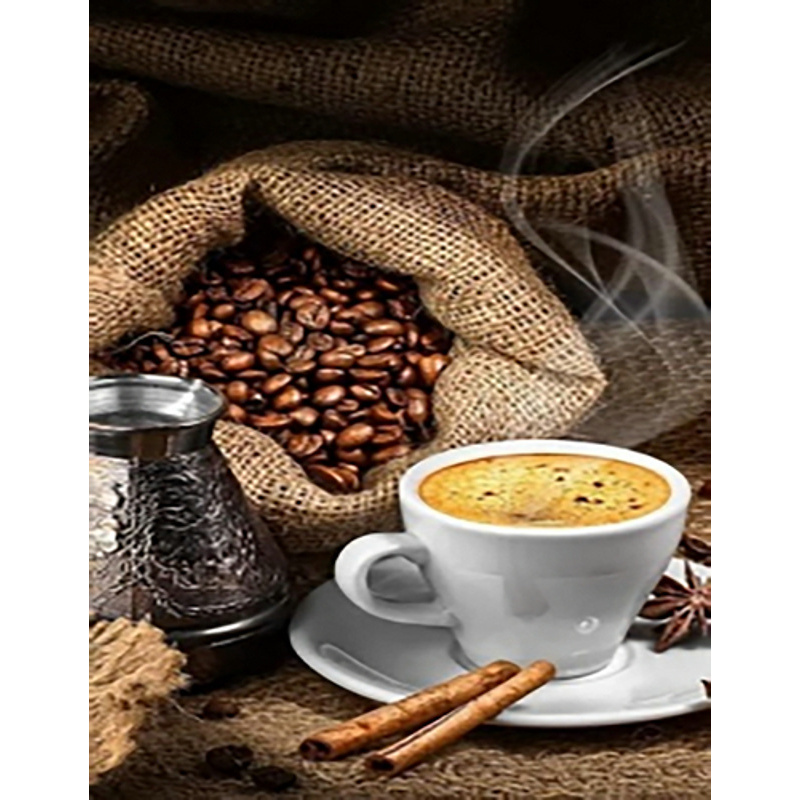 Diamond mosaic Turkish coffee without a subframe 40x50 cm (JSFH85893)