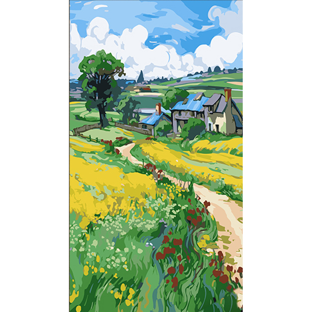 Painting by numbers Strateg Road home 50x25 cm (WW162)