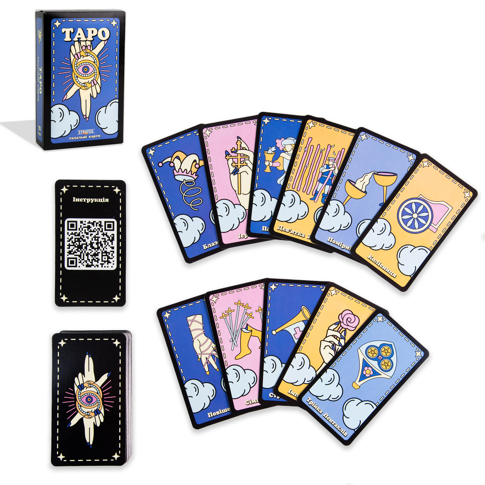 Tarot cards Strateg Tarot 78pcs/each (30482)