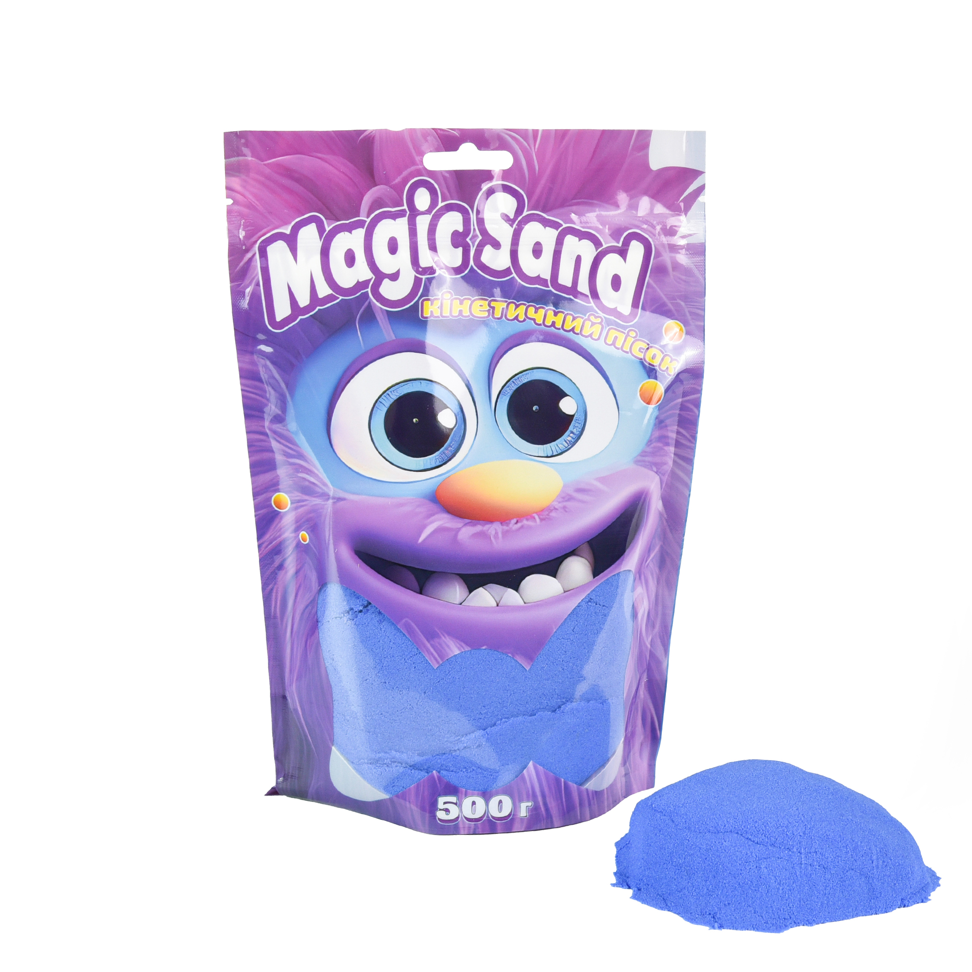 Kinetischer Sand Strateg Magic Sand im Beutel 39403-9 blau, 0,500 kg