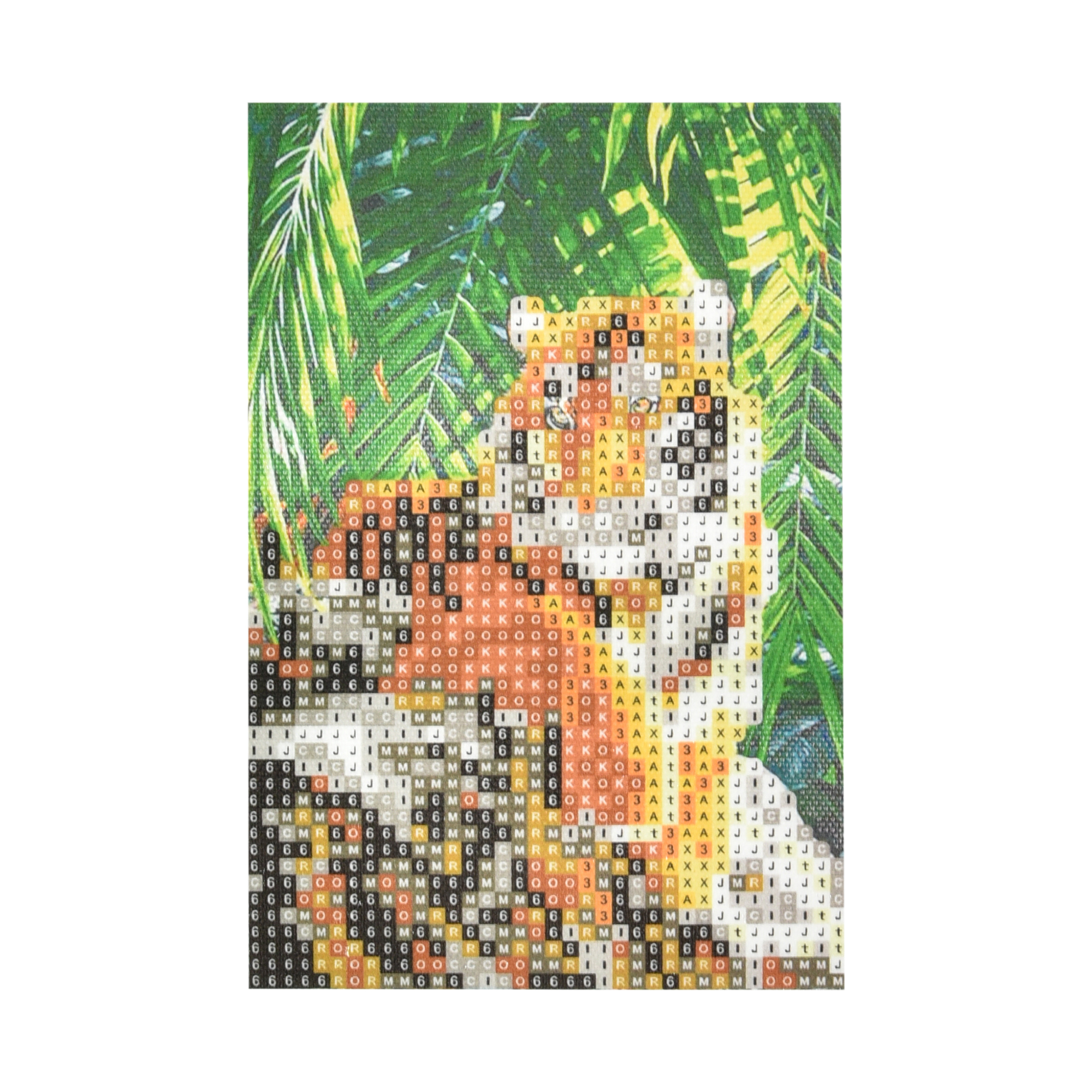 Diamond mosaic Strateg PREMIUM Tiger in his reign size 10x15 cm (YAB27430)