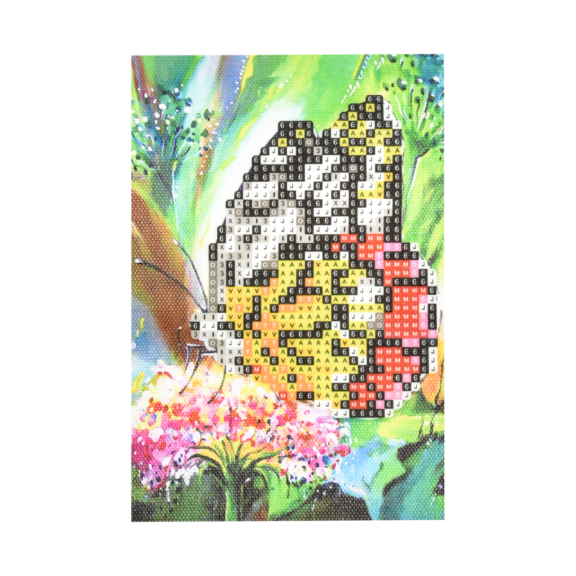 Diamond mosaic Strateg PREMIUM Butterfly size 10x15 cm (YAB28689)