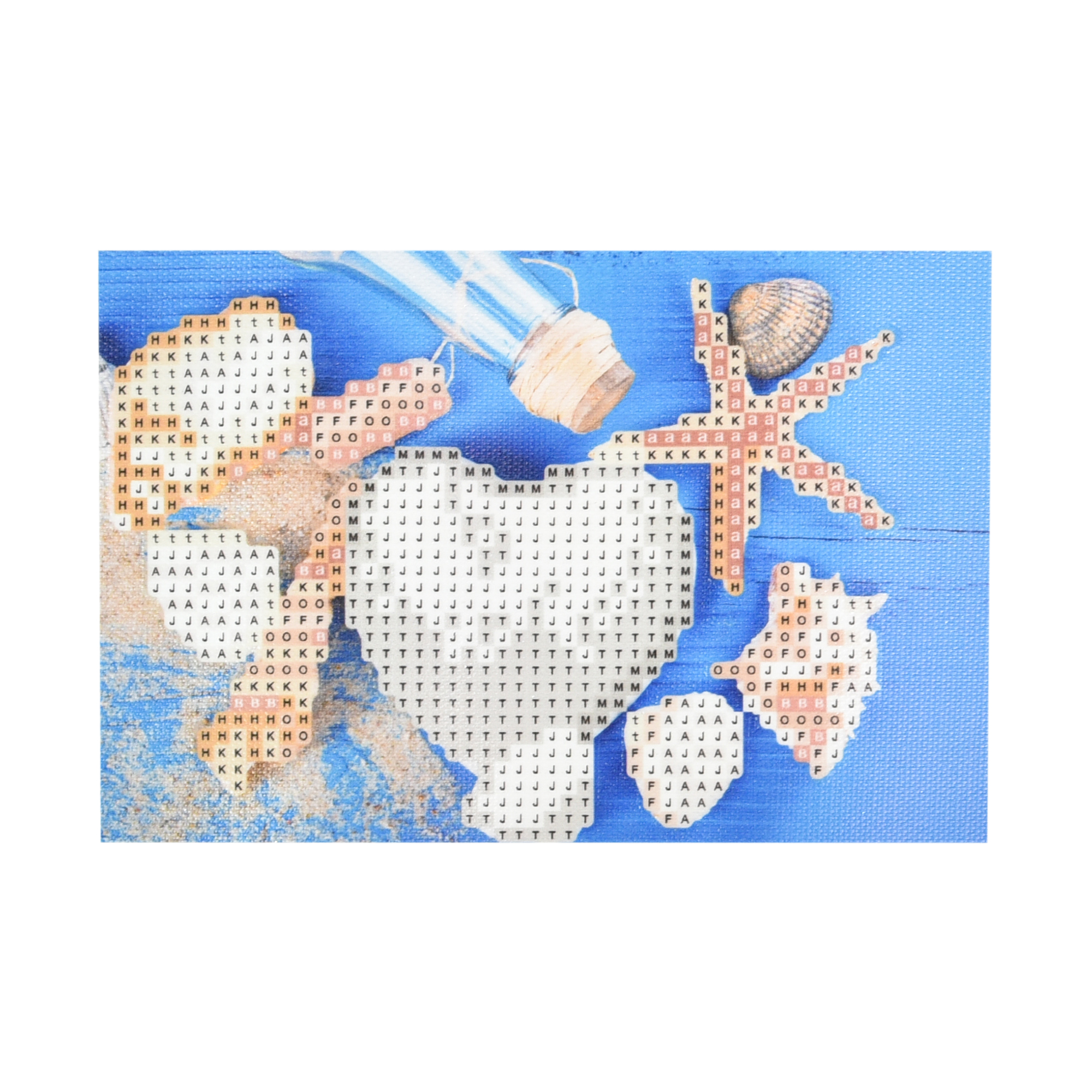 Diamond mosaic Strateg PREMIUM Paradise underwater treasures size 10x15 cm (YAB29687)