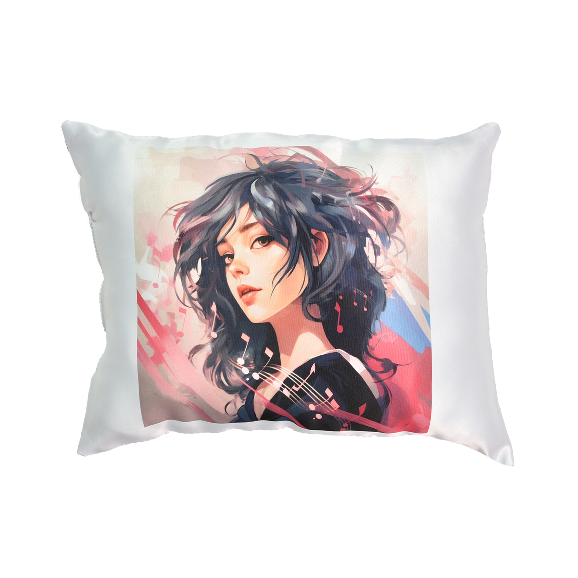 Kissen „Rhythmus der Seele“ Größe 40*35 cm (rosa) mit Sublimationsapplikation (60664)