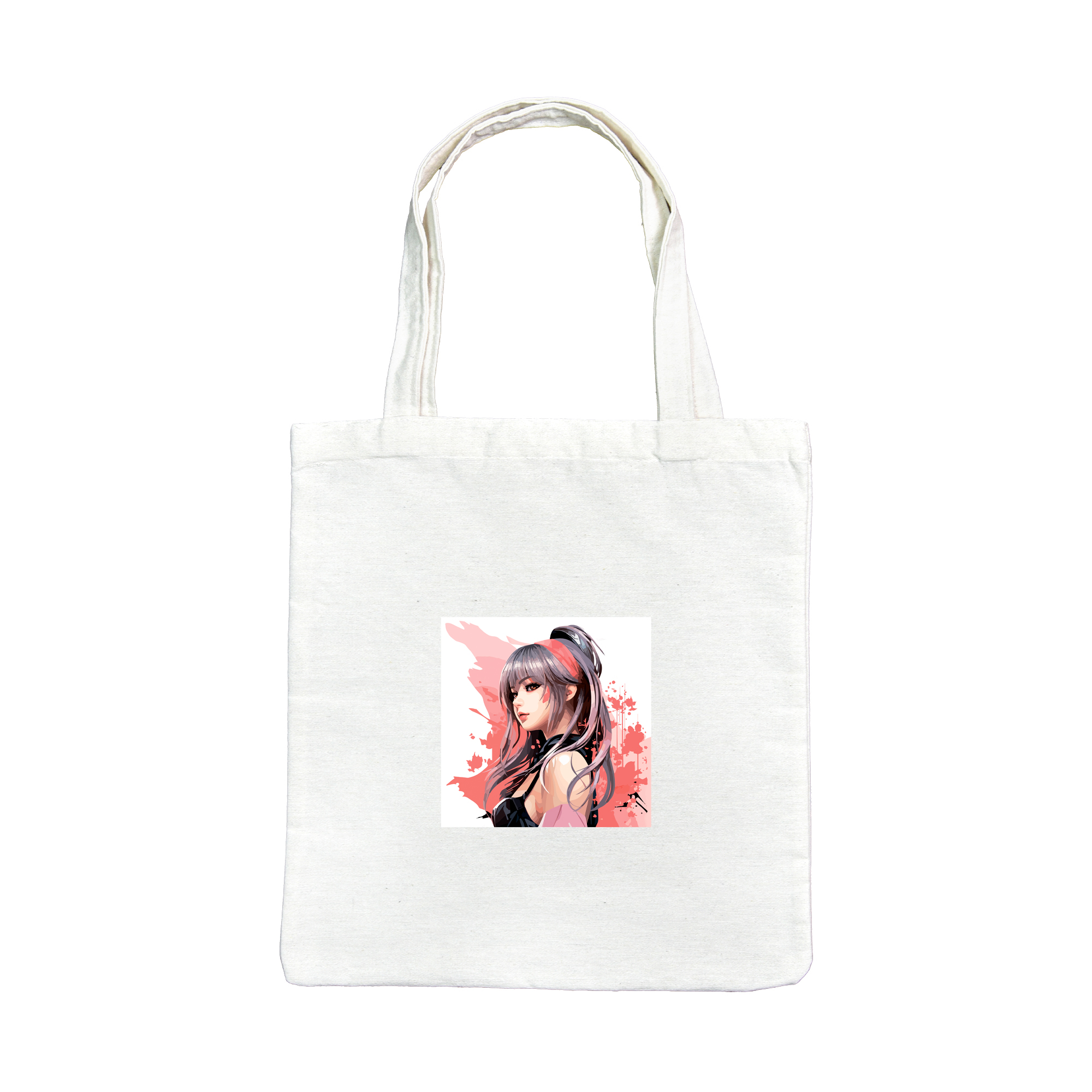 Einkaufstasche „Anime Eleganz“ mit DTF-Folie (60643)