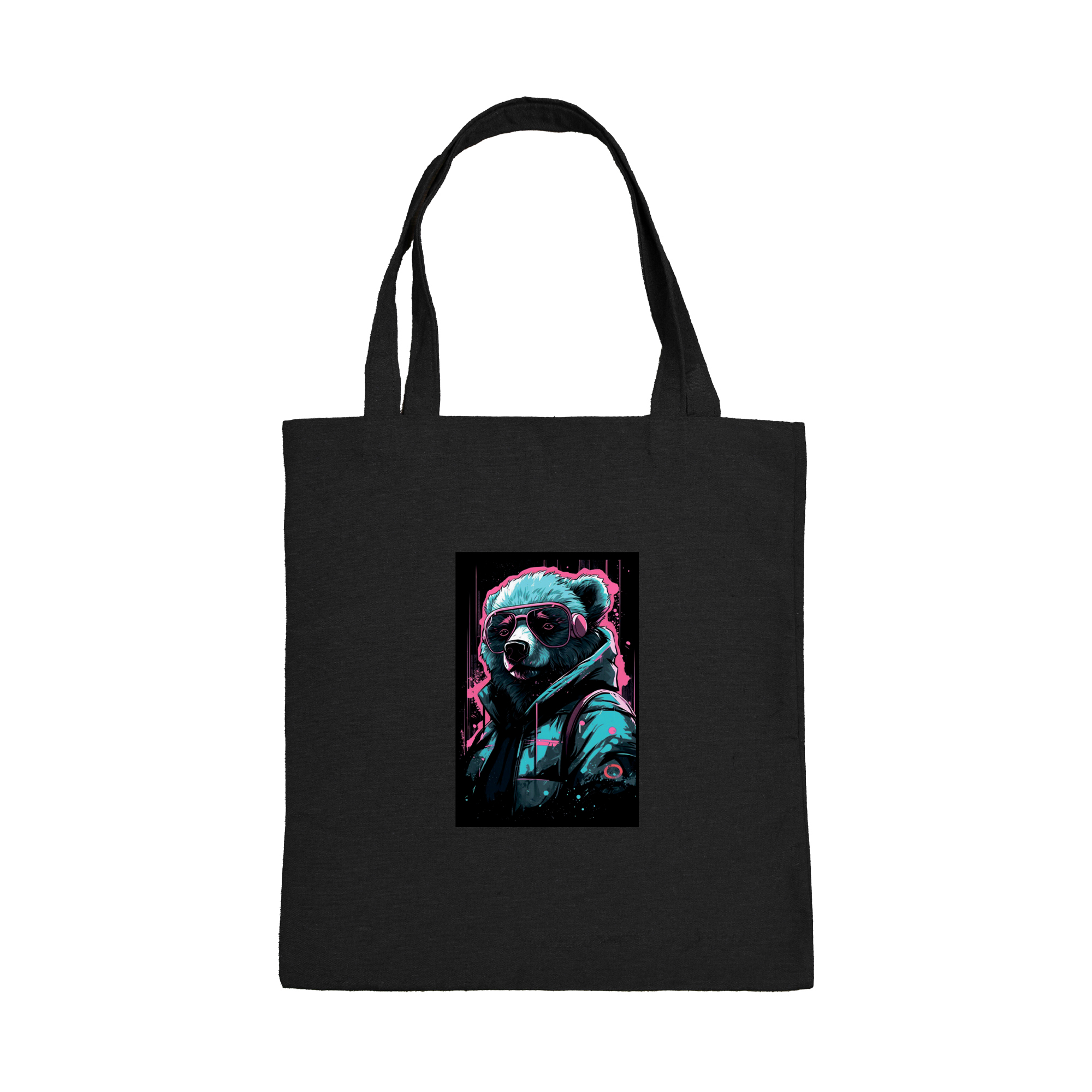 Shoppertasche „Stylish Panda“ mit DTF-Folie (60637)